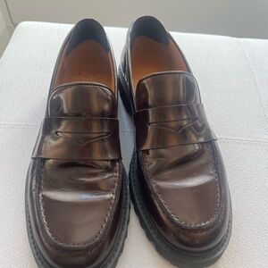 Thursday Boot Company Dark Brown Leather Loafers